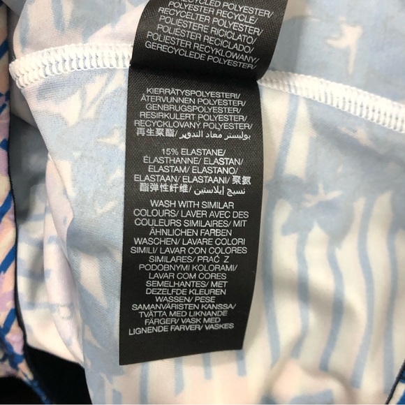 Sweaty Betty Cycling Short Sleeve Jersey Blue Floral Grid Print ~ Sizes: Various - Picture 15 of 15